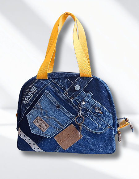 Upcycled jeans bag