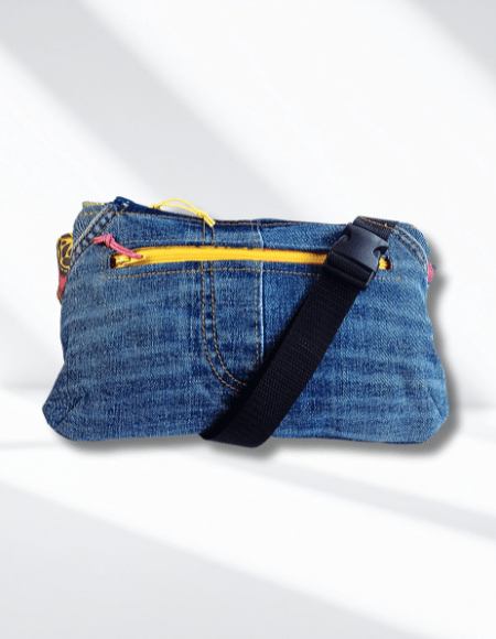 Upcycled jeans bum bag