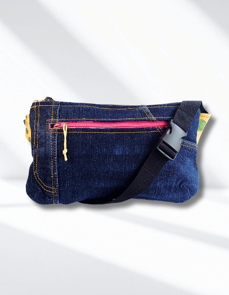 Upcycled jeans bum bag
